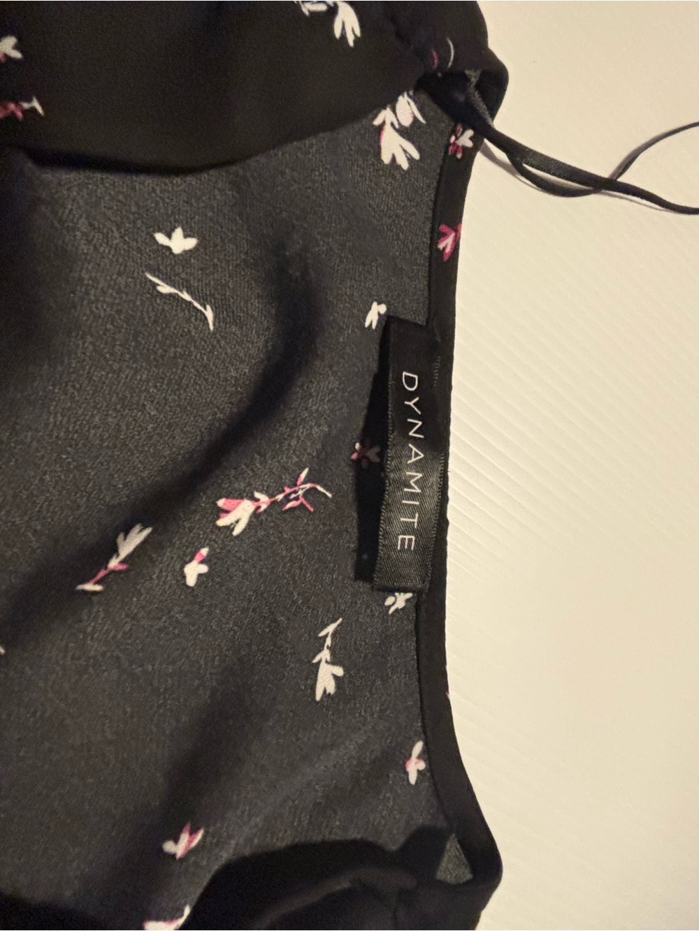 Dynamite Floral Faux Wrap Mini Dress - Picture 4 of 7